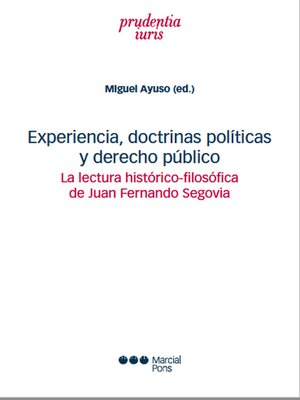 cover image of Experiencia, doctrinas políticas y derecho público